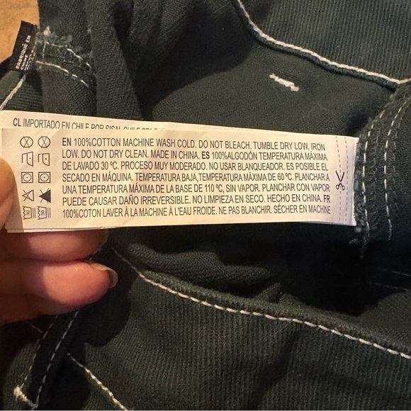 FOREVER 21 Green Denim Skirt Size XS - Picture 5 of 5